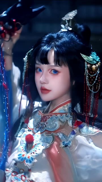 “求文曲星君佑我考上心仪的学校吧！”
“他太忙了，我来助你！”
“你是？”
“神女阿傩，愿你蟾宫折桂，得尝所愿！” #国风 #傩戏 #傩舞 #喜爱度激励计划